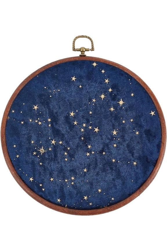 Wall Hanging Brooch Round Pin Board Enamel Pin Display Holder Jewelry Badge Display Collection Board Brooch Round Pin Display Stand for Stud Earring Collectibles Display Wall Decor Black Blue