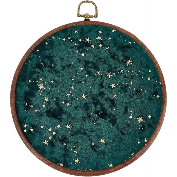 Wall Hanging Brooch Round Pin Board Enamel Pin Display Holder Jewelry Badge Display Collection Board Brooch Round Pin Display Stand for Stud Earring Collectibles Display Wall Decor Green DIY