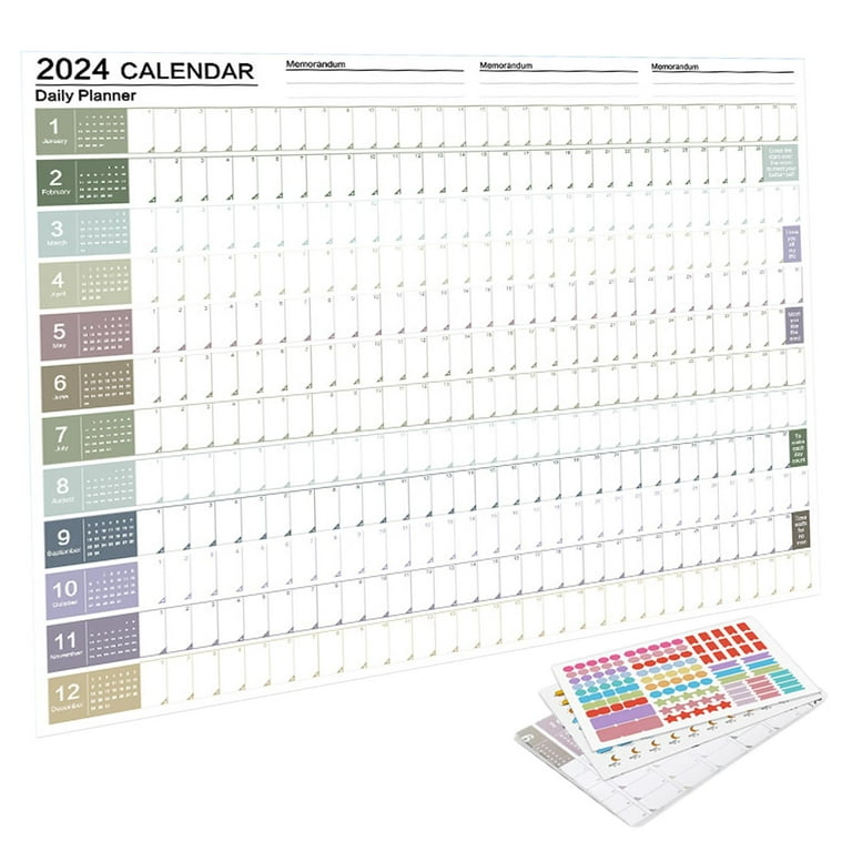 Current 2024 Celebrations Scrapbook Wall Calendar - 12 x 9