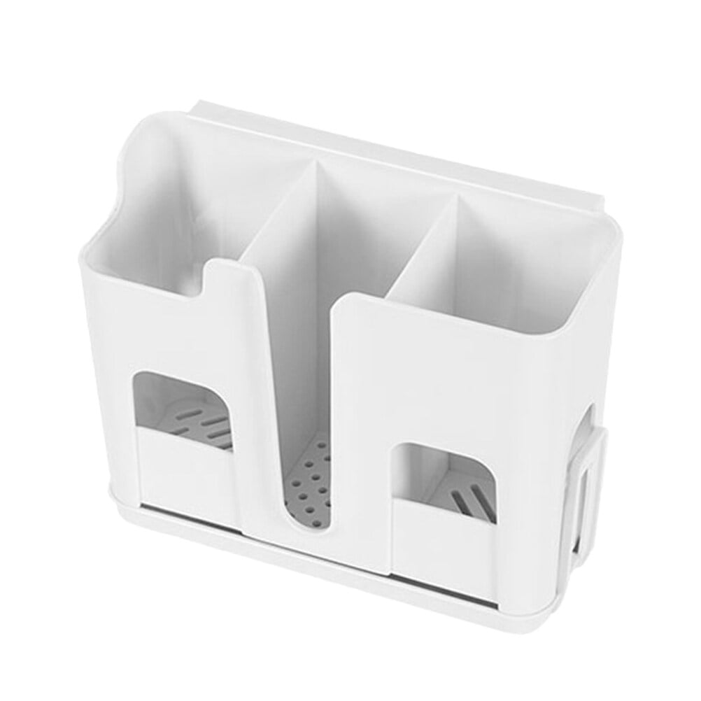 Wall Hanging Chopsticks Holder Spoon Cutlery Draining Basket Tableware