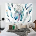 thumbnail image 1 of Wall Hanging Colorful Dream Catcher Tapestry Bohemian Feather Printed, 1 of 3