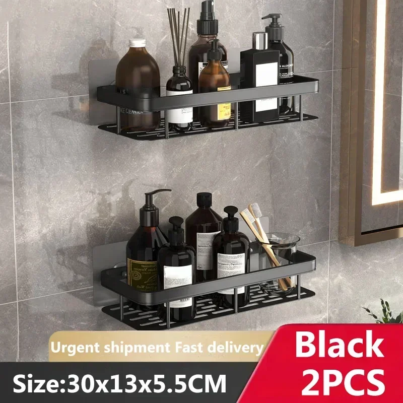 Wall Hanging Corner Rectangular Rack Bathroom Shelf Towel Rack Shelves ...