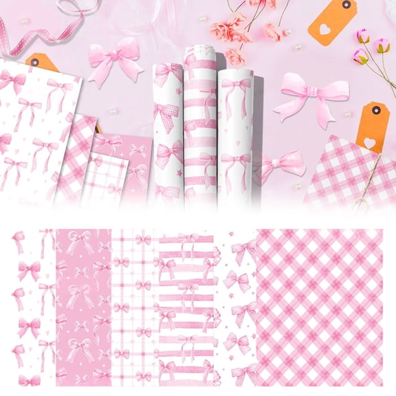 Wall Hanging Decor Wrapping Paper Roll 27 Inch X 20 Feet Scratch Resistant For Daily Use Accessory Clear with Print