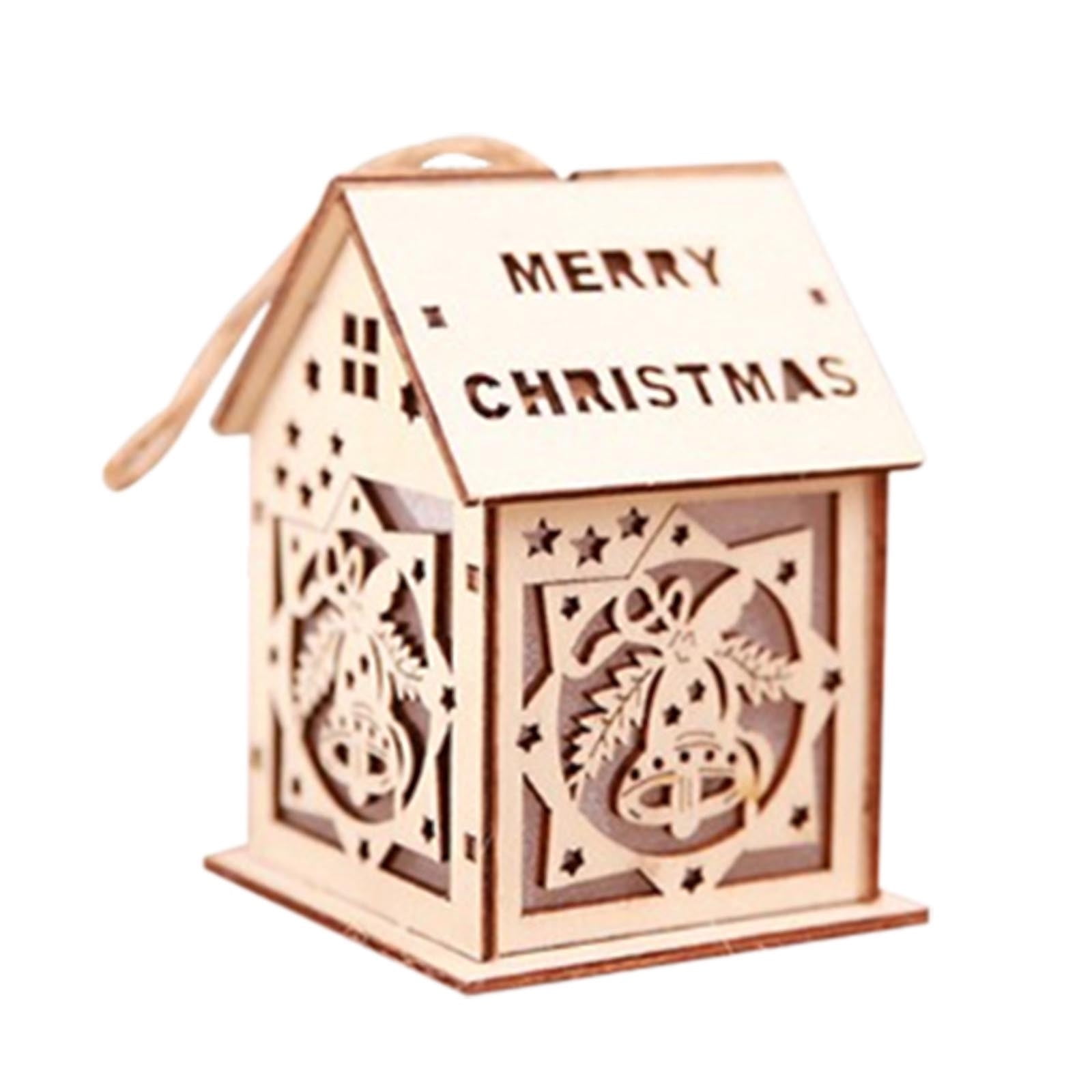 Wall Hanging Decor for Living Room Christmas Ornament Wooden Cutout