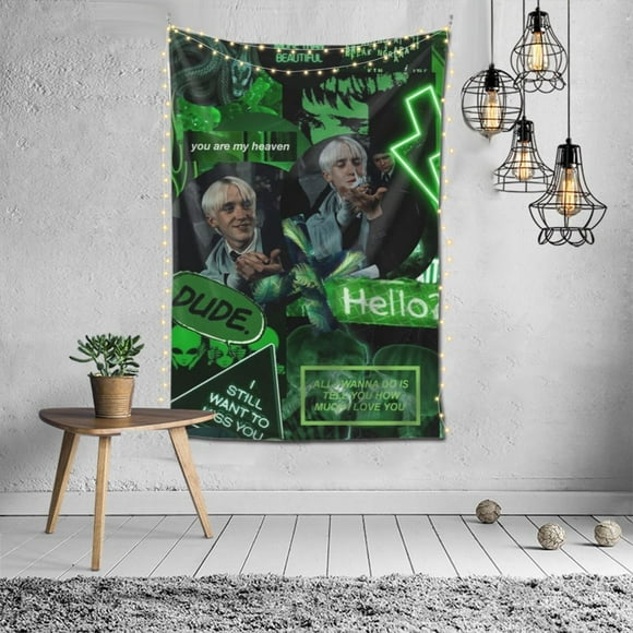 Wall Hanging Decoration Tapestry, Draco Malfoy Art Poster for Living Room Home Decor 60x40in
