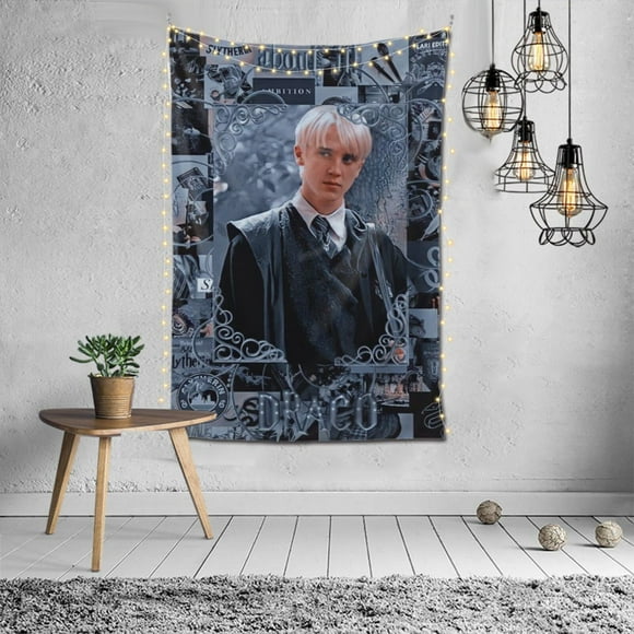 Wall Hanging Decoration Tapestry, Draco Malfoy Art Poster for Living Room Home Decor 60x40in
