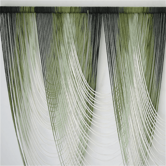 Wall Hanging Dip-Dyed Large Macrame Wall Decor Yarn Tapestry 57" W x 41" L For Headboard Bedroom Living Room Boho Fiber Home Art