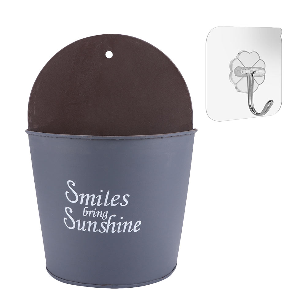 Wall Hanging Flower Pots Iron Art Flower Container Wall Mount Planter