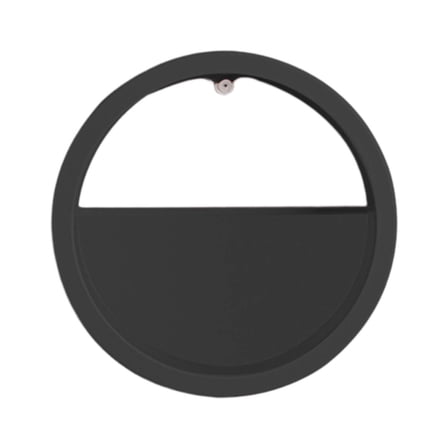 Wall Hanging Green Planter Scandinavian Macaron Design For Living Room Decor Color Black Made Of Plastic Material Round Hydroponic Planter For Plants Wall Planter For Modern Display Black