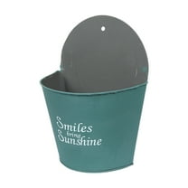 Wall Hanging Half Round Flowerpot Planter Semicircular Wall Flower Pot Basket Balcony Household Outdoor Home Decorative