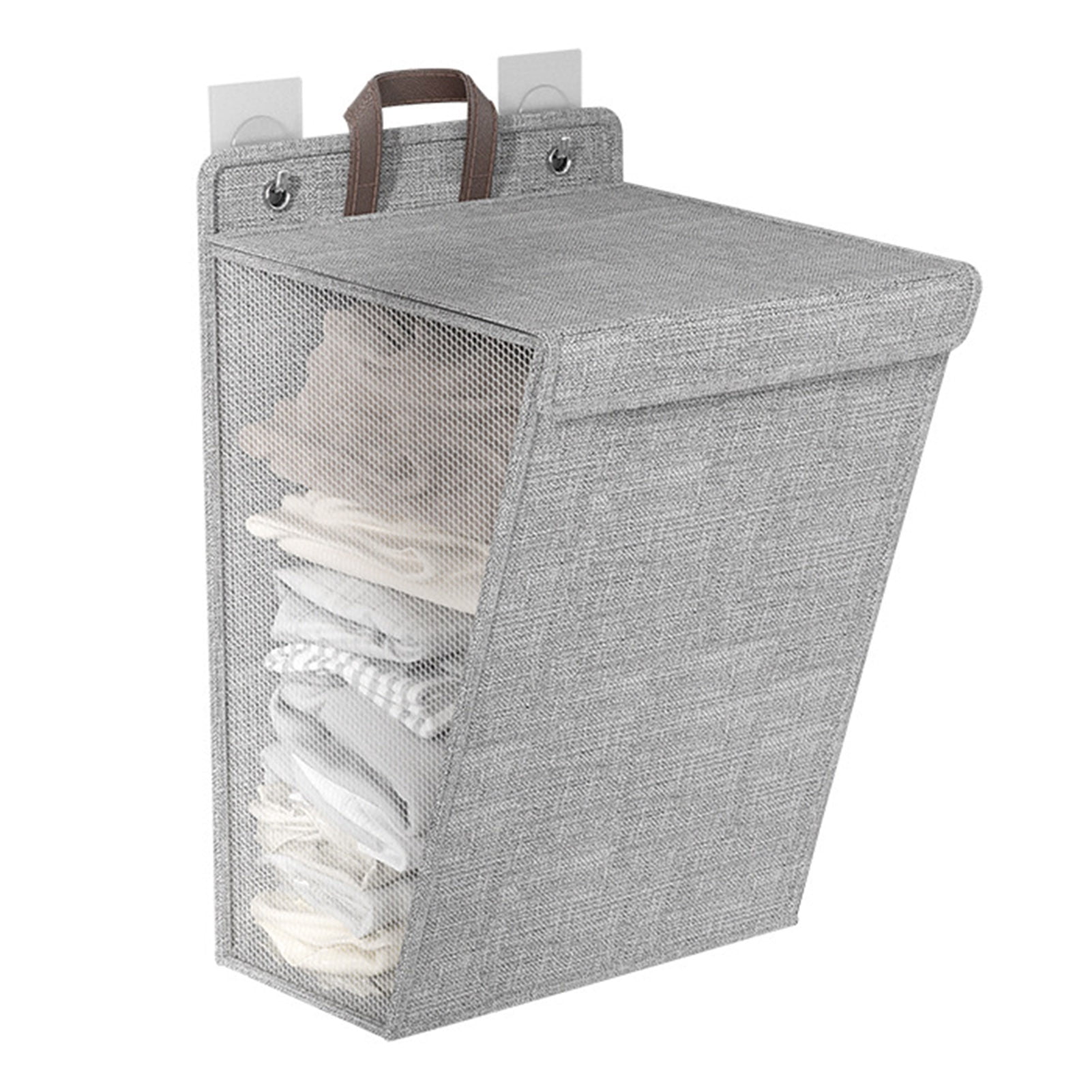 Wall Hanging Laundry Basket, Household Laundry Hamper, Collapsible