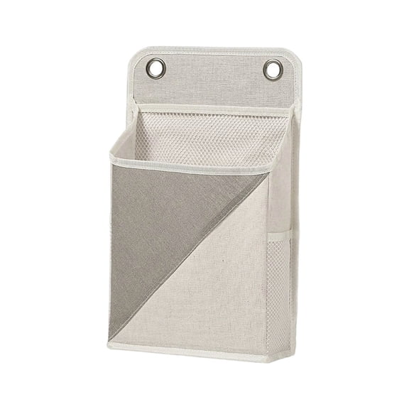 Wall Hanging Organizer With Pockets Storage File Magazine Holder For Bathroom Kitchen Bedroom Craft Stationery, Grey