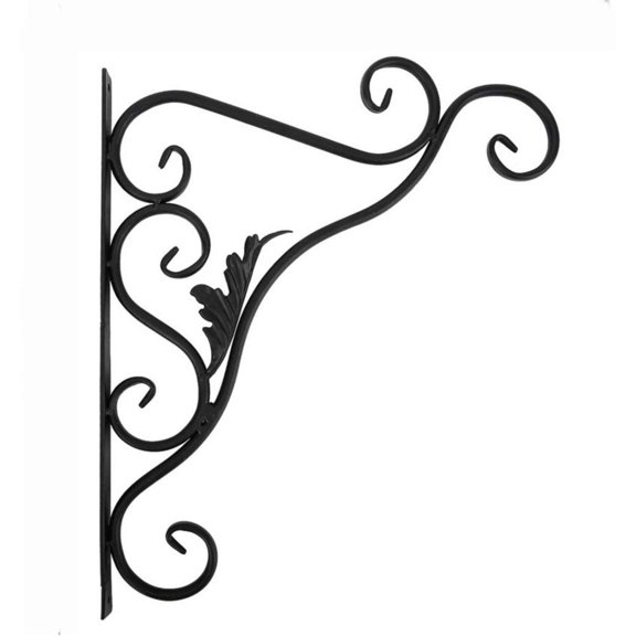 Wall Hanging Plant Bracket, Heavy Duty Metal Flower Pot Hanger Hook, Outdoor Garden Lantern Bird Feeder Hanging Rack for Patio Balcony Yard Porch Decorative Display