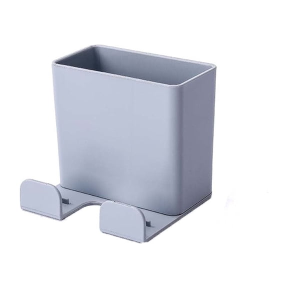 Wall Hanging Remote Controller and Mobile Phone Holder; Punch-Free Storage Box Bracket for Bedroom and Living Room; No Hole Charging Stand for Home and Office