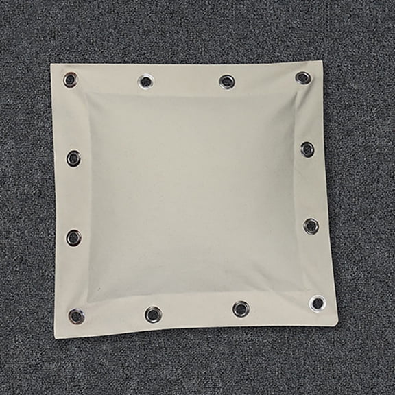 Wall Hanging Sandbag Taekwondo Sandbag Boxing Fitness Target, Tear-Resistant Lightweight Canvas, 15.75x15.75in Strength Training Bag(Unfilled)