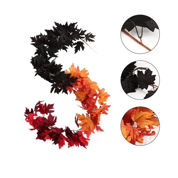 Wall Hanging Simulated Maple Leaf Vine