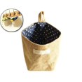 thumbnail image 1 of Wall Hanging Storage Bags Hanging Storage Bags Cotton Linen Storage Basket Foldable Wall Hanging Basket Family Organizer Box Decorative Bag, 1 of 4
