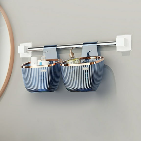 Wall Hanging Storage Basket For Kitchen Organizer Rack With Drainage Holes For Garlic Onions Ginger And Vegetables Storage Baskets For Organizing