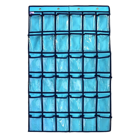 Wall Hanging Storage Chart 36 Clear Pockets Phones Flash Cards Organizer Bag