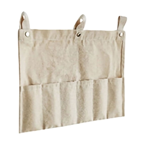Wall Hanging Storage Organizer, Multi-Pocket Fabric Hanger for Door and Wall, No Drill Cloth Organizer for Bathroom Kitchen and Bedroom, Space-Saving Home and RV Gift