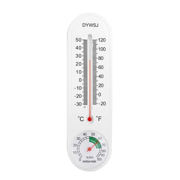 Wall Hanging Thermometer For Indoor Outdoor Home Garden Greenhouse Planting Humidity Meter Monitor Tool Measurement Temperature