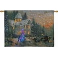 thumbnail image 1 of Wall Hanging-Victorian Christmas-Fiber Optic Tapestry w/Remote (36 x 26), 1 of 1