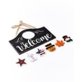 thumbnail image 1 of Wall Hanging Welcome Sign with 6 Interchangeable Seasonal Icons, 1 of 2