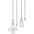 thumbnail image 1 of Wall Hangings Ceiling Fan Pull Chain Fan Extension Chain Fan Chain Pulls Decorative 12 Inch Ceiling Fan Chain Extender Ornament, 1 of 6