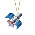 thumbnail image 1 of Wall Hangings Christmas Tree Ornament Wood Ornaments Planet Astronaut Decor Wooden Hanging Xmas Open Decorations For Kids Rocket Home, 1 of 8