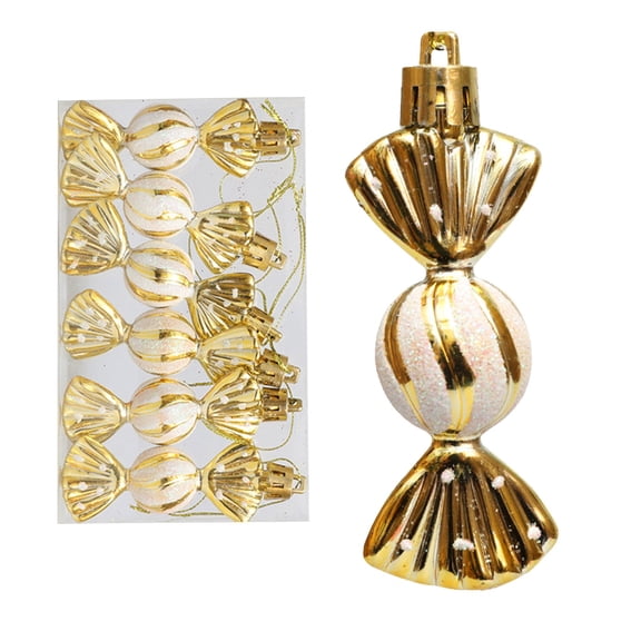 Wall Hangings Christmas Tree Ornaments Set Easy To With Sturdy Hooks & Wire Stands Red & White Design With Elegant Snowflakes Sparkling Decor For Home Weddings Parties Commercial