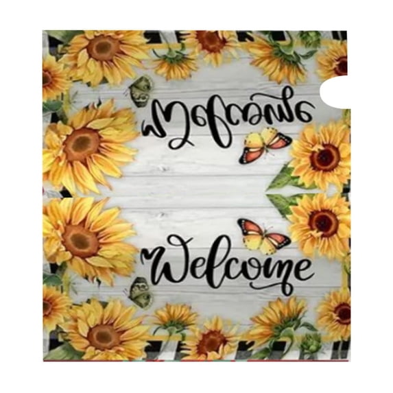 Wall Hangs,Summer Sunflower Mailbox Covers Yellow Floral Summer Decorative Mailbox Covers Standard Mailbox Wraps Post Letter Box