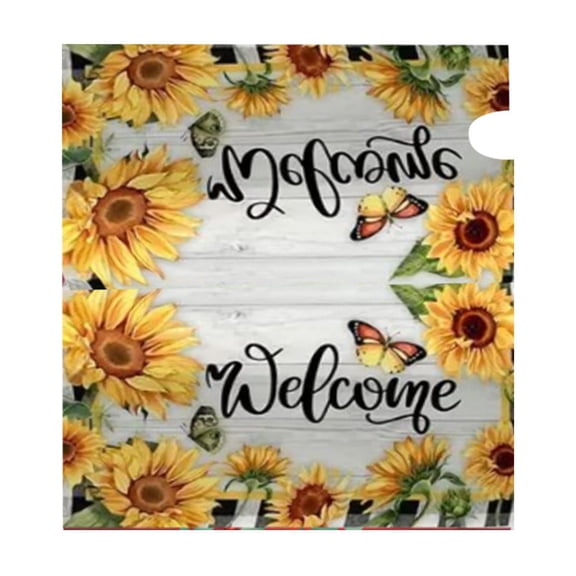 Wall Hangs,Summer Sunflower Mailbox Covers Yellow Floral Summer Decorative Mailbox Covers Standard Mailbox Wraps Post Letter Box