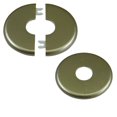thumbnail image 1 of Wall Hole Cover Plate Round Escutcheon Plate Split Flange, Self-Adhesive Plumbing Cover for Water Pipe, PPR Decorative Wall Patch for Concealing AC Electrical Wiring, Bathroom Kitchen Ceiling Repair, 1 of 6
