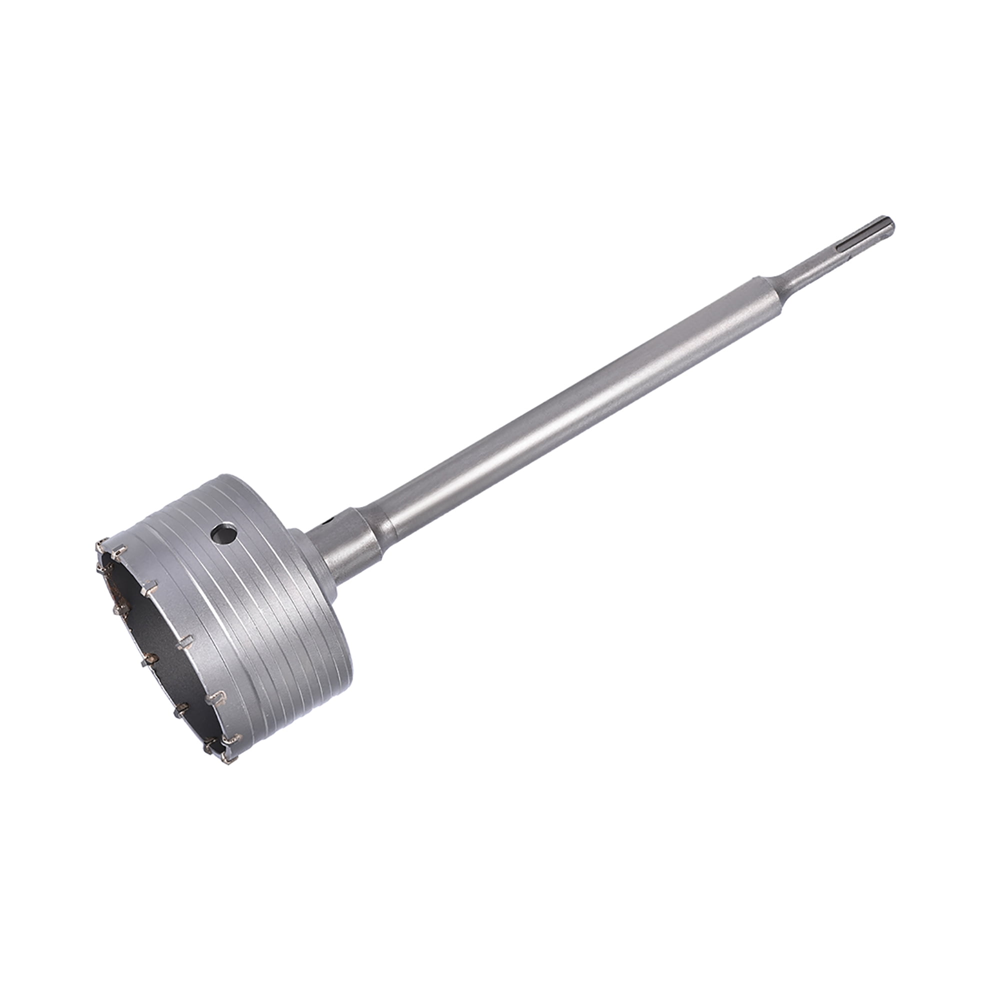 Wall Hole Drill Bit 100mm Hole Saw Cutter 290mm Drilling Depth Round Shank with Connecting Rod