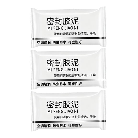 Wall Hole Repair Mud, Quick Mending Sealant for Air Conditioning Holes, Flexible White Rubber Putty Filler for Ducts Walls Cars Waterproof Insulating