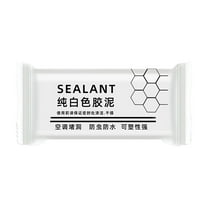 Wall Hole Repair Sealant, Hole Filler Putty, White Flexible Wall Crack Mending Mud, Waterproof Durable Patch Compound for Air Conditioning and Duct Sealing