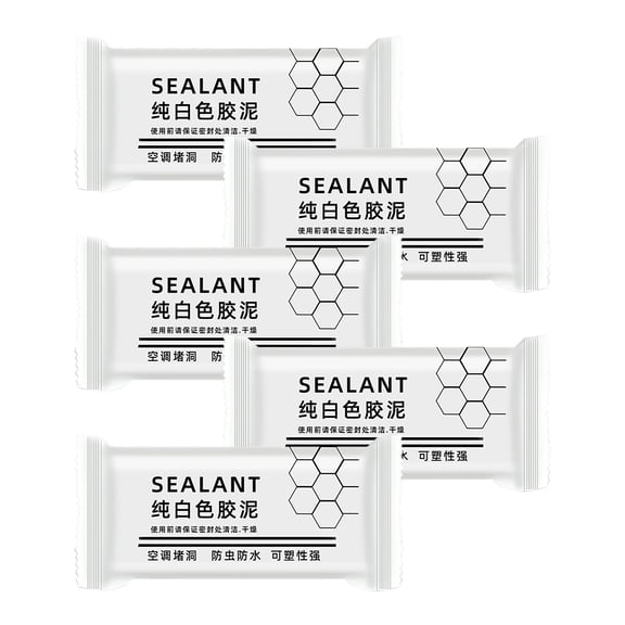Wall Hole Repair Sealant Mud Under $5! Kadlawus Household Hole Repair Putty, White Sealant Mud for Wall Holes, Air Conditioner Gaps, Mouse Holes, Flexible & Moldable, Waterproof & Durable