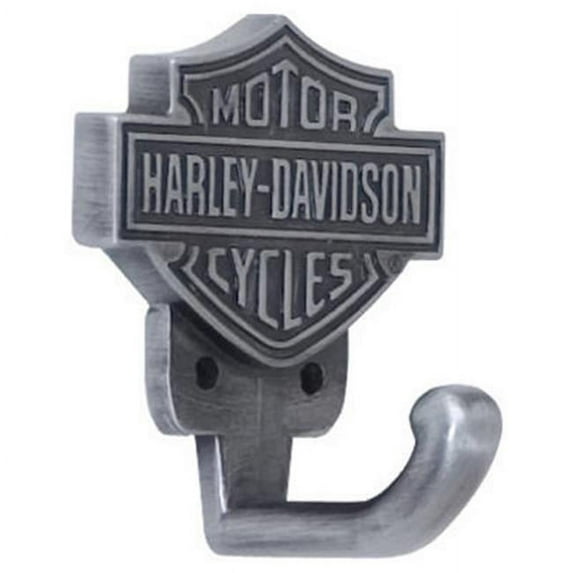 Wall Hook, Bar & Shield Zinc Cast With Antique Pewter Finish, 2 X 1.7 X 1.4", ACE, HDL-10100