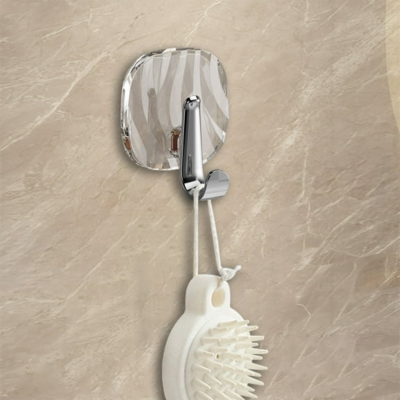 Wall Hook No Drill 33 lb Heavy Duty Plastic Hook for Backpacks Coats Towels in Bathroom Kitchen Bedroom, Damage Free Hanging