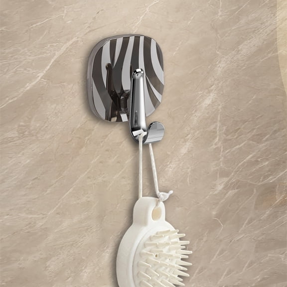 Wall Hook No Drill 33 lb Heavy Duty Plastic Hook for Backpacks Coats Towels in Bathroom Kitchen Bedroom, Damage Free Hanging