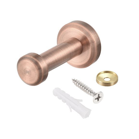Wall Hook Robe Towel Hook Wall Mounted Coat Hook Hanger Brushed Copper Tone