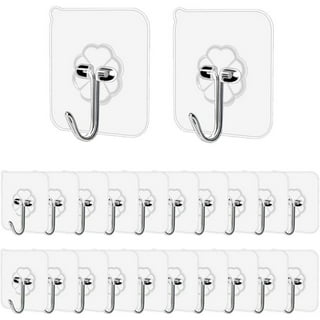 Adhesive Hooks For Hanging Heavy Duty Wall Hooks 22 Lbs Self Adhesive  Sticky Hooks