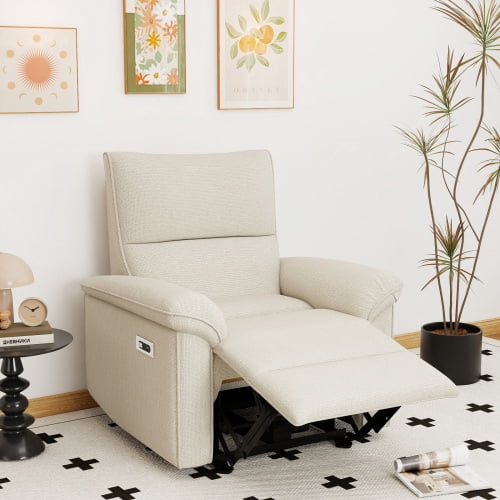 Wall Hugger Power Recliner with USB and Type-C Ports, Zero Wall ...