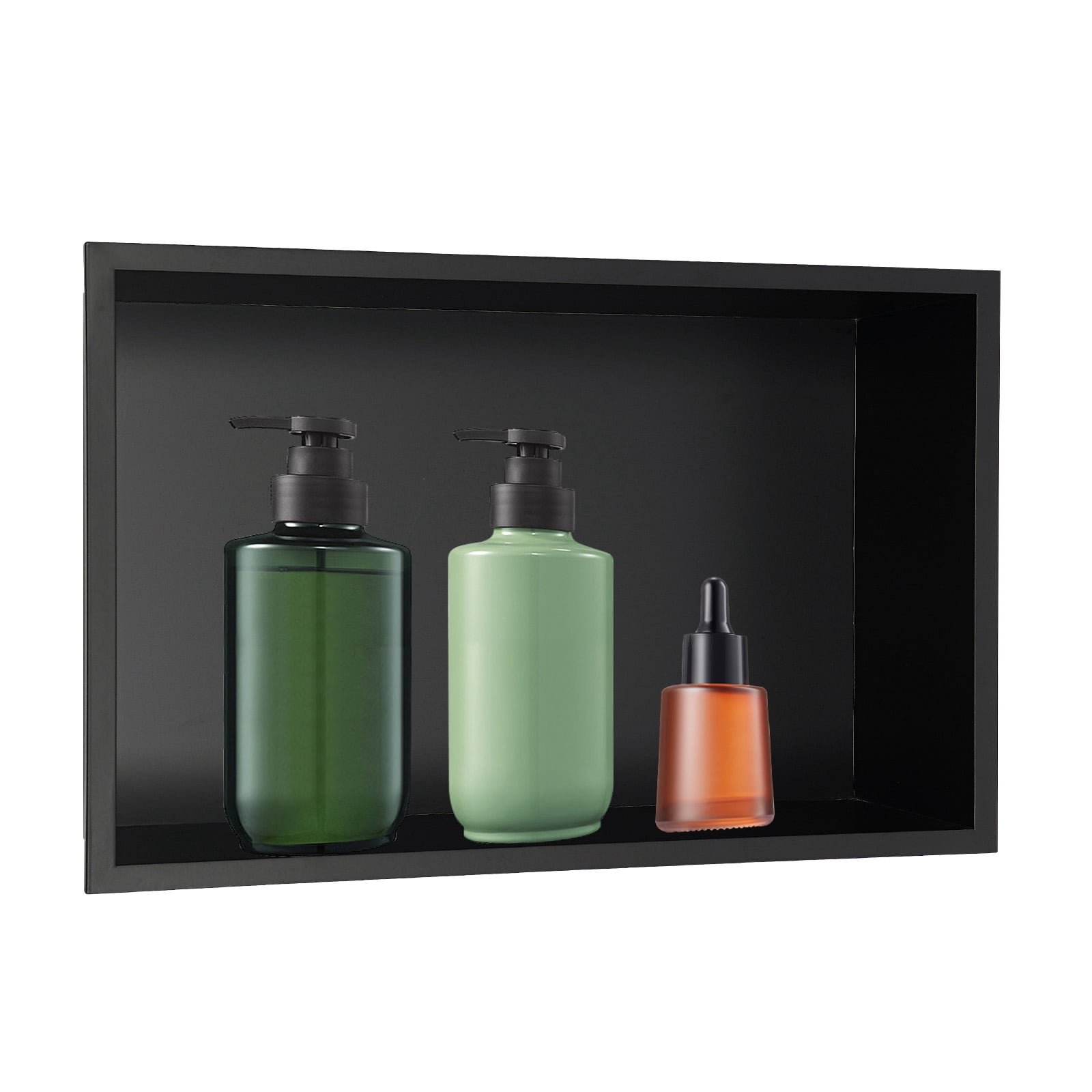VEVOR Stainless Steel Shower Niche 33x63.5cm Double Shelf Wall VEVOR Stainless Steel Shower Niche 33x63.5cm Double Shelf Wall