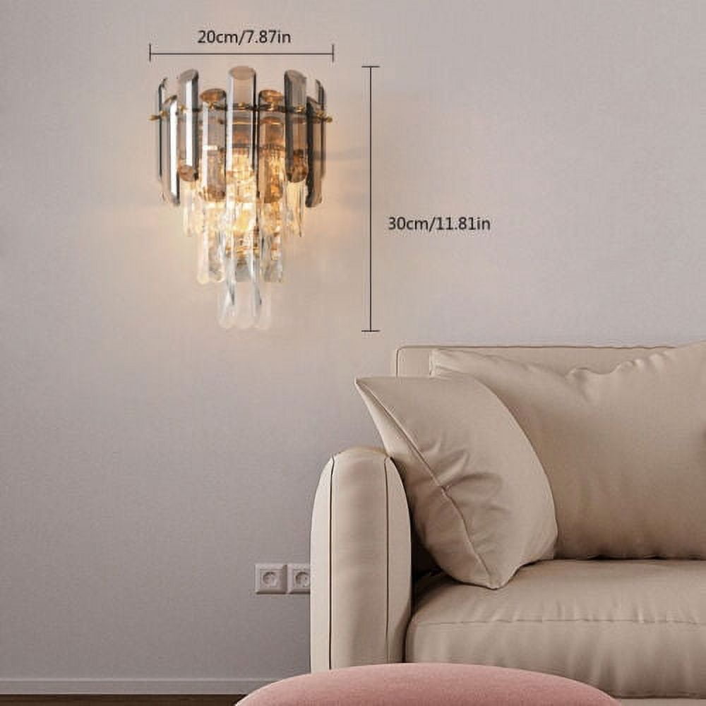 Wall Lamp LED Crystal Wall Sconce For Bedroom Hallway Light Wall Light Fixture