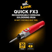 Wall Lenk Quick FX3 30 Watt Rechargeable Cordless Soldering Iron/Heat Tool Q30SI