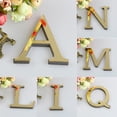 thumbnail image 1 of Wall Letters, Gold Letter Decor, 6inAcrylic Mirrored Material, LettersforWall, Wedding Backdrop Arrangement, Metallic Gold, 1 Pc, 1 of 3