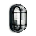 thumbnail image 1 of Wall Light IP54 Oval Black 1XE27 40W 20 x 11.3 cm Model Oval Terrain Diameter 27 cm Brand EDM, 1 of 2