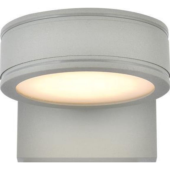 Wall Light Sconce 1-Light Silver Iron Aluminum Bronze Wet Location Outdoor