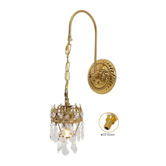 Wall Light Wall Mounted Light Fixture Crystal Wall Lamp for Living Room Bedroom